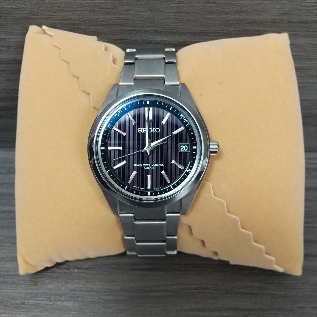 SEIKO ソーラー電波時計　ブライツ BRIGHTZ　SAGZ083 セイコー ブライツ 電波ソーラー SAGZ083 腕時計 ブラック SEIKO