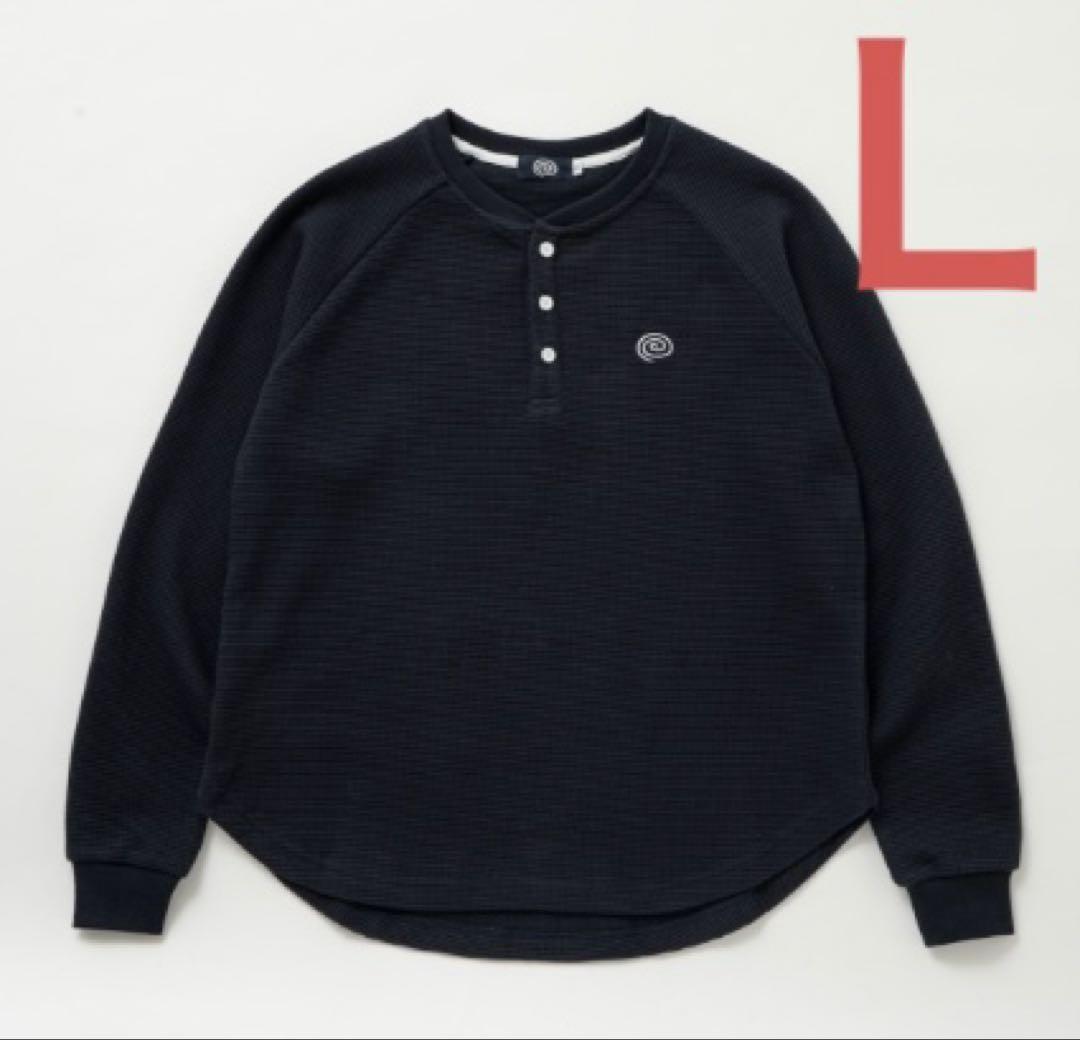 SOL soonerorlater WAFFLE TEE NAVY Ｍサイズ SOL soonerorlater WAFFLE TEE NAVY Lサイズ（Waffle L/S Tee