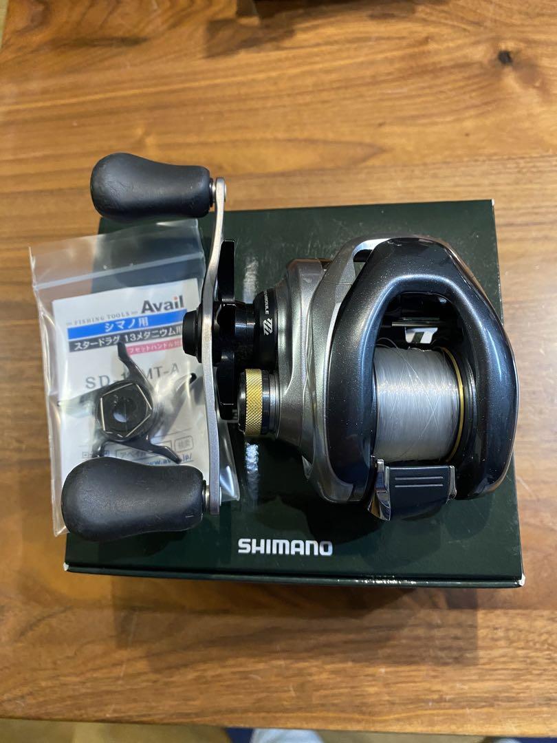 SHIMANO - シマノ　13メタニウム左　ZPIカスタムハンドル付き Amazon | シマノ(SHIMANO) ベイトリール 13 メタニウム LEFT (左