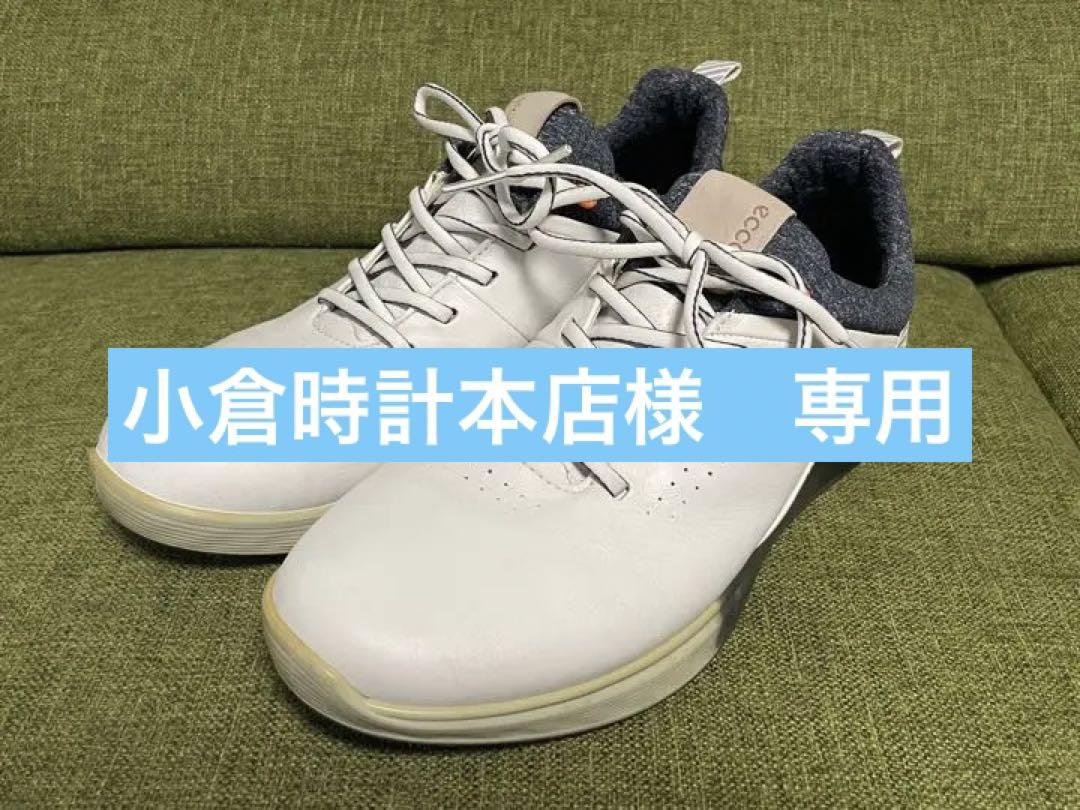 ECCO ゴルフシューズ 1度のみ使用!!ゴアテックス （1度履いたら