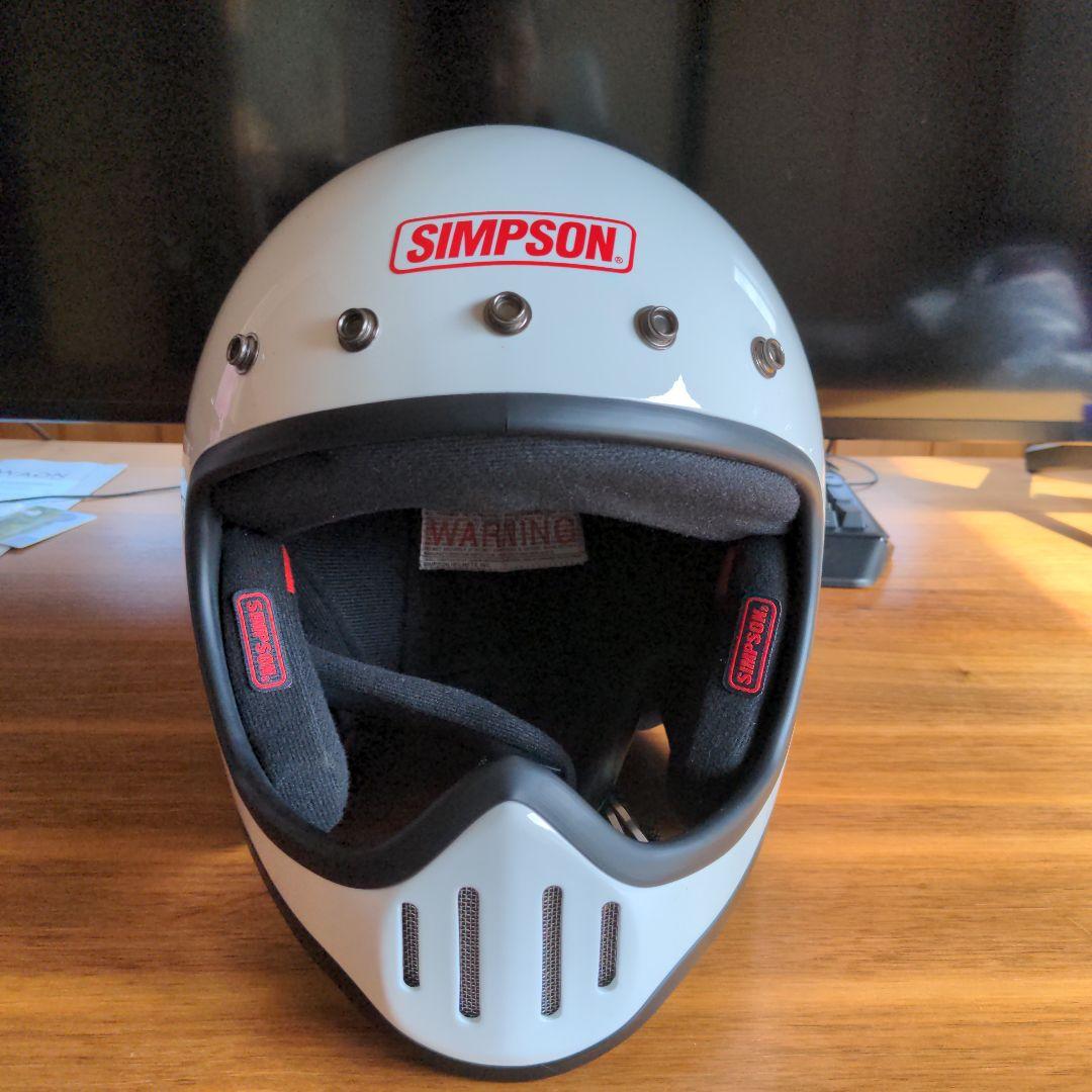 【美品】SIMPSONヘルメット M50 ホワイトXL 楽天市場】シンプソンヘルメット M50ホワイトオプションM50専用5