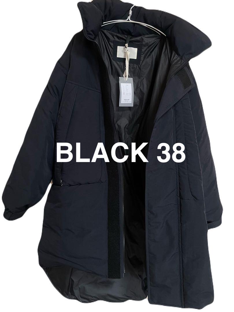 Todayful ブラック ダウンジャケット 38 TODAYFUL モンスターダウンコート BLACK ブラック 38（キャナル