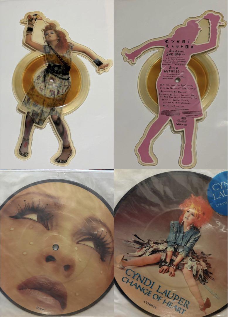 絶盤Cyndi Lauper ピクチャーディスク 3枚セット Cyndi Lauper ピクチャーディスク 3枚セット （ブルーレイ4▽3枚