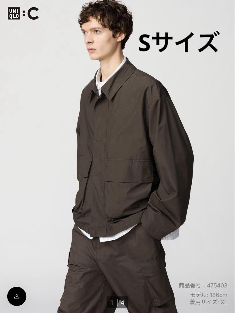 UNIQLOC コットンショートブルゾン 38ダークブラウンMサイズ UNIQLO Cのコットンショートブルゾン購入しました❗️ | 鞄紳士