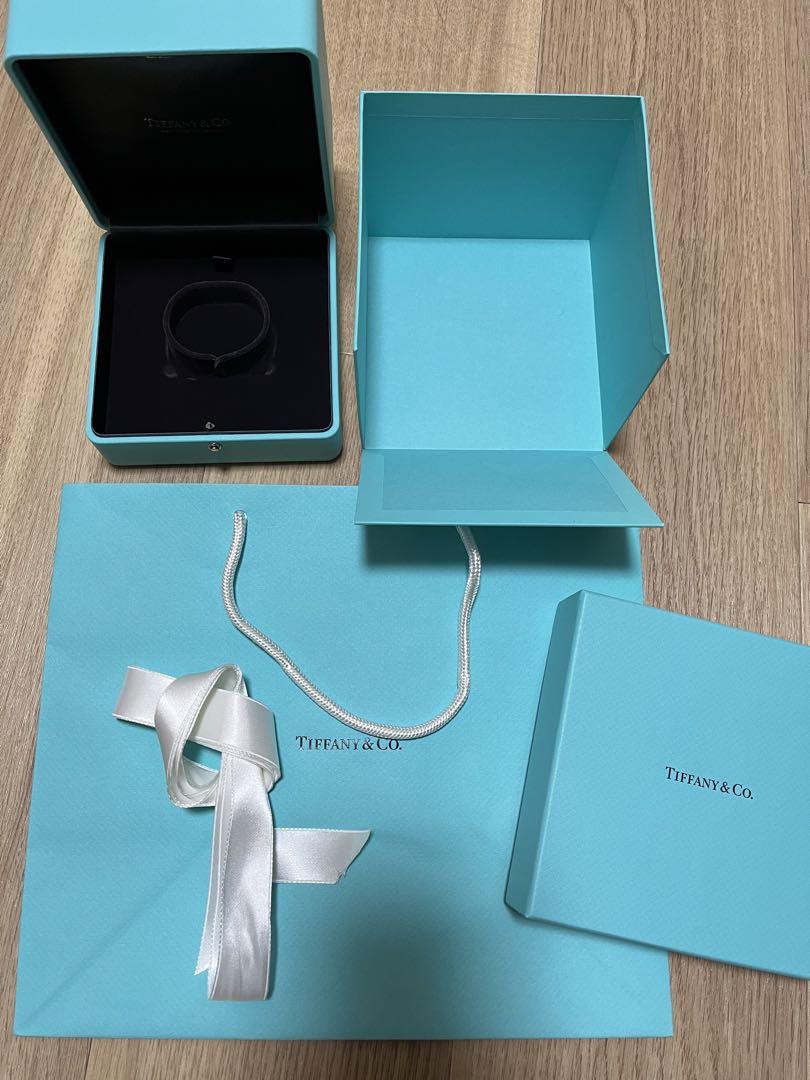 ティファニー バングル ブレスレット ケース　空箱 ブルーBOX ティファニー ブレスレット用ケース 空箱 （Tiffany & Co