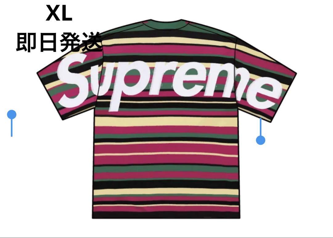 【本物保証 /関税・送料無料】Supreme Reverse Stripe S/S Top Reverse Stripe S/S Top | Supreme 22ss