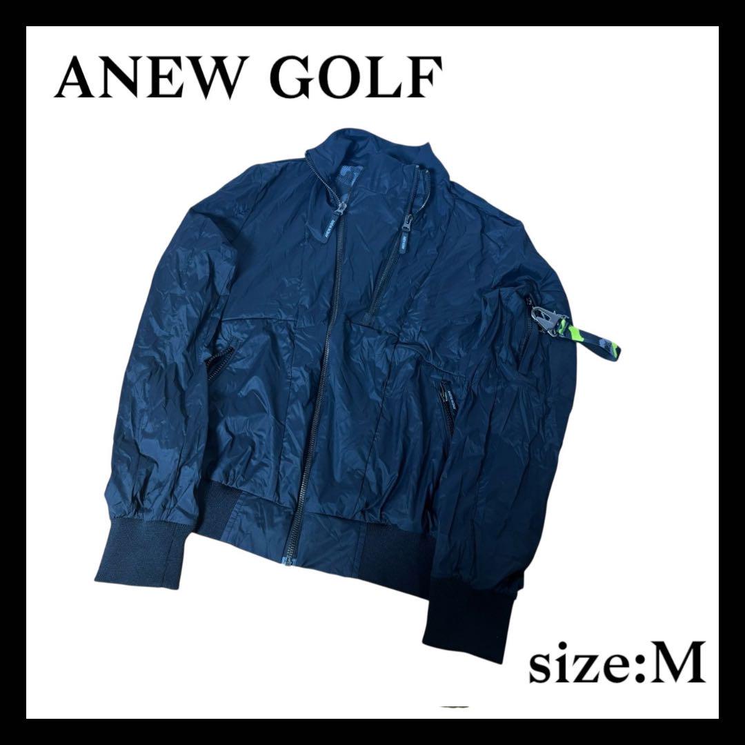 ANEW GOLF】ジャケット M ブラック ゴルフ HD-19（立浦葉由乃