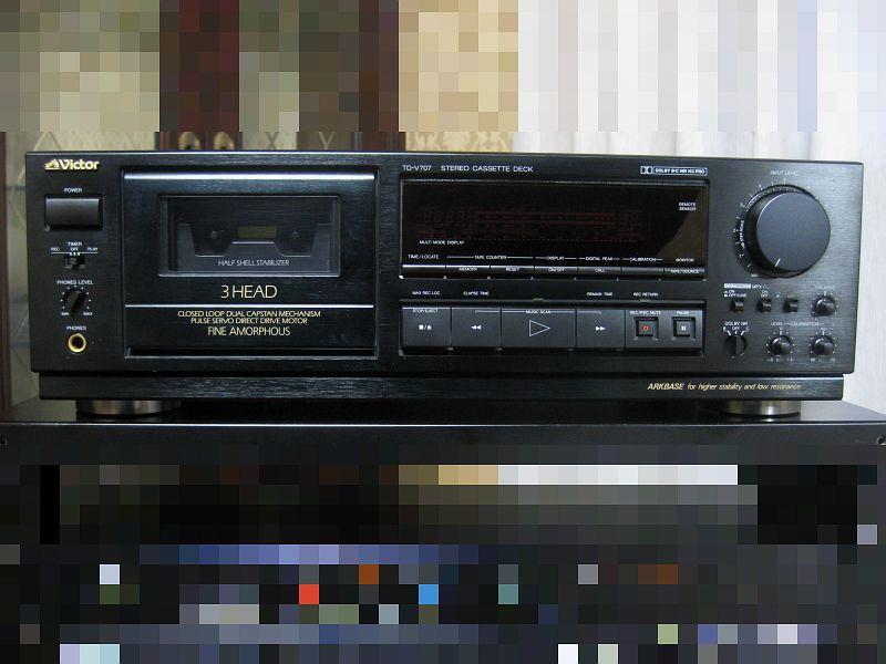 Victor TD-V707 3ヘッドステレオカセットデッキ 美品です