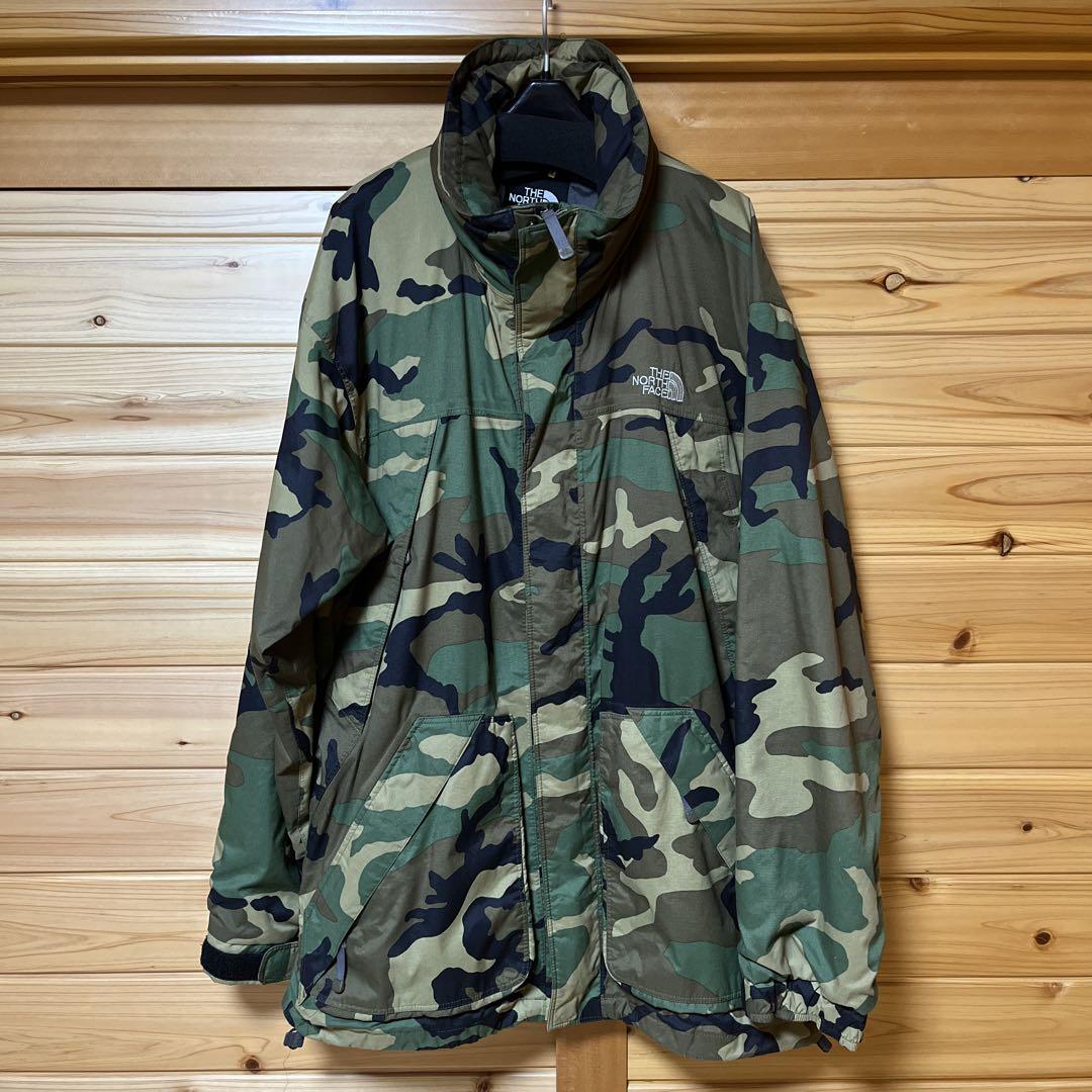 ノースフェイス NP15501 カモフラ柄 スクープ ジャケット/マウンテン/L THE NORTH FACE 'SCOOP JACKET'スクープジャケット カモ 迷彩