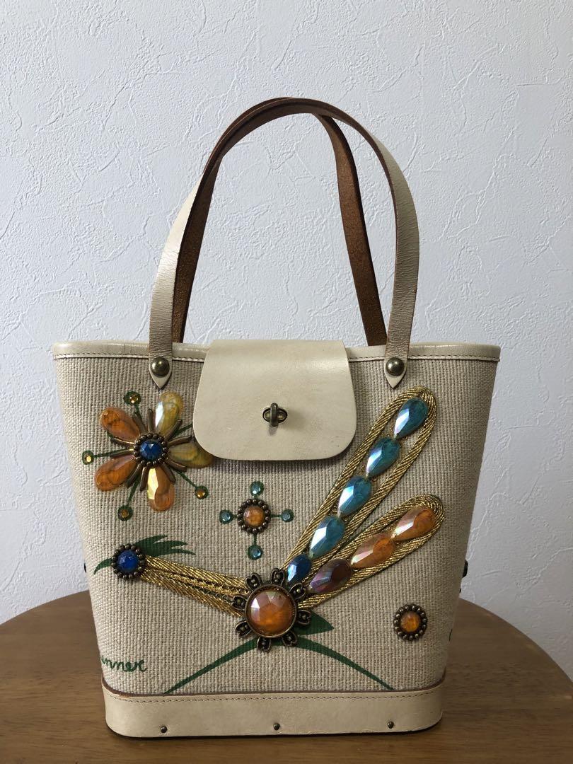 Enid Collins エニッドコリンズ　ビンテージバッグ ヴィンテージバッグENID COLLINSエニッドコリンズFlower basket