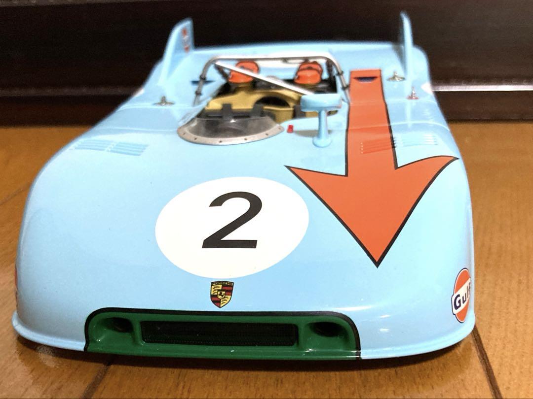 『オートアート　ポルシェ９０８／３　１９７１　ＪＷガルフカラー仕様 　１／１8 オートアート ポルシェ908／3 1971 JWガルフカラー