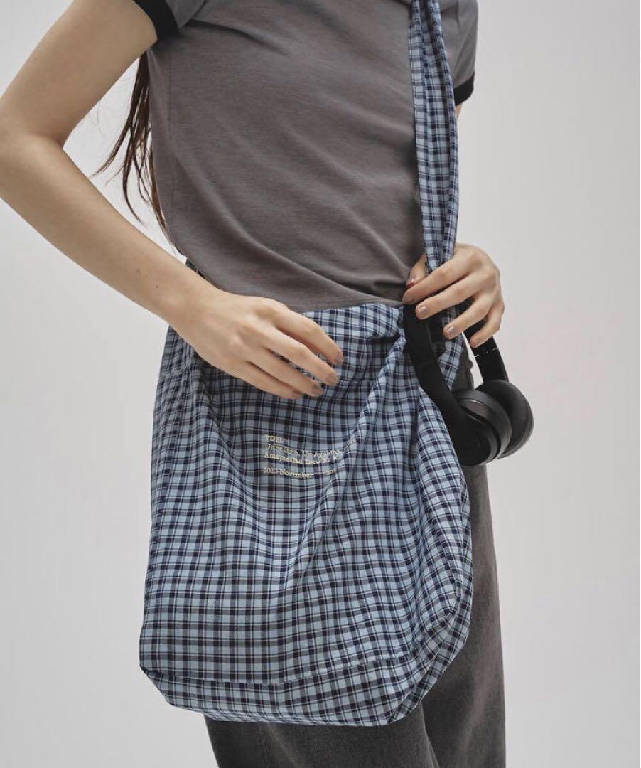 todayful ノベルティ　ブルー TODAYFUL 】Check Shoulder Bag ノベルティ ブルー（TODAYFUL