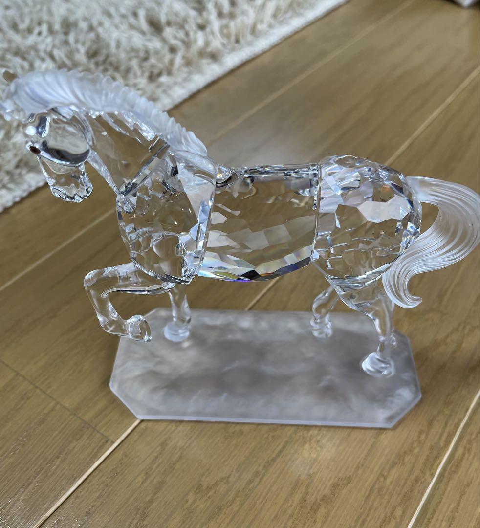 スワロフスキー　馬のフィギュアリン スワロフスキー 馬のフィギュアリン （スワロフスキー SWAROVSKI