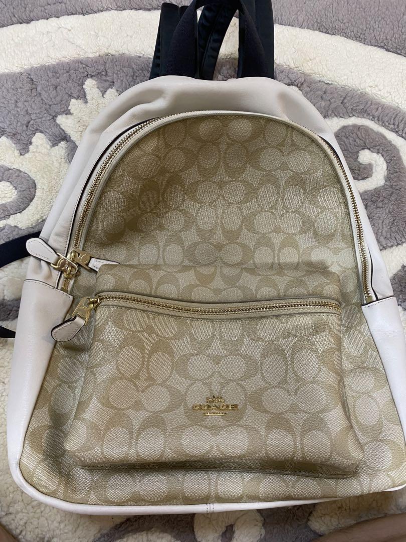 極美品 コーチ リュック バックパック ターンロック シボ革 多機能 Wポケット 楽天市場】COACH コーチ ターンロック タイ バックパック