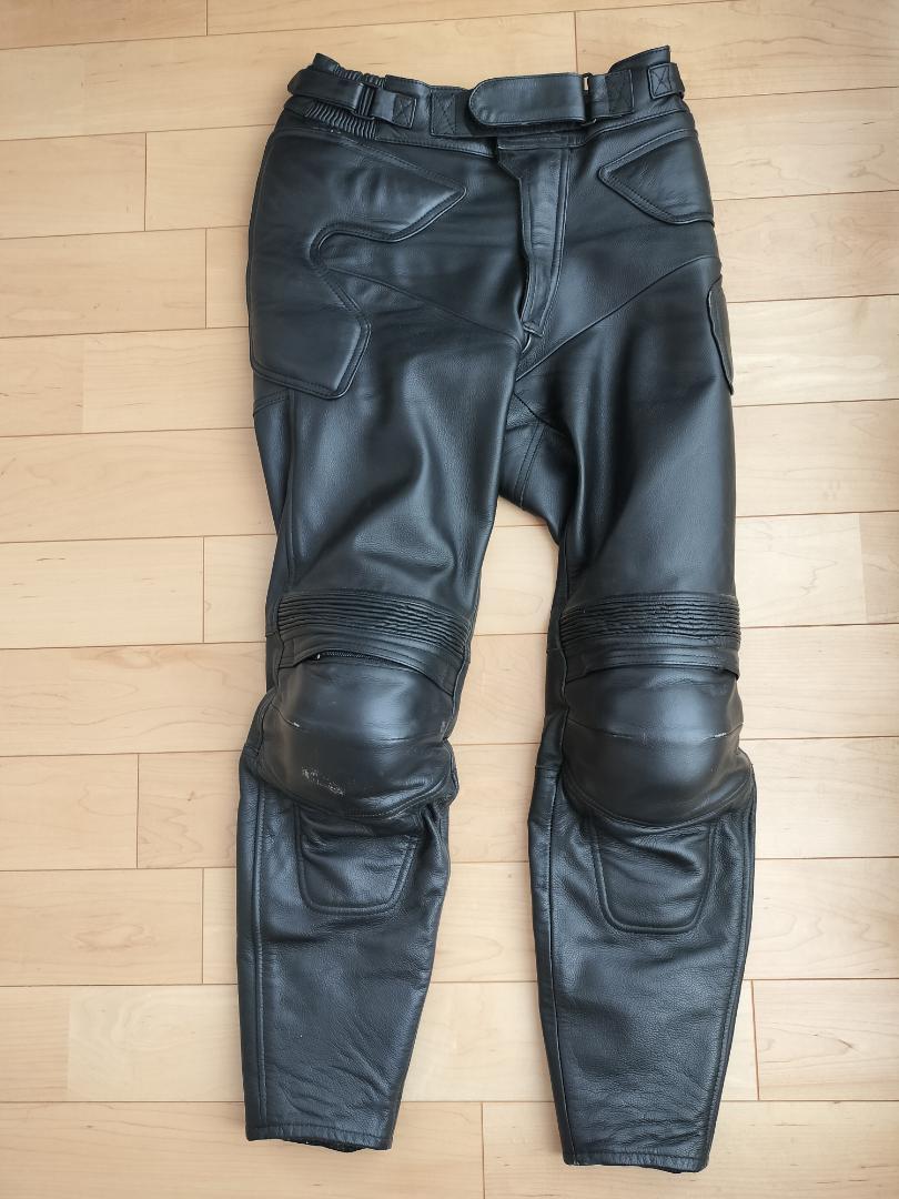 NANKAI ナンカイ 南海 レザーパンツ 革パンツ Lサイズ 膝パット付 416e7kQzhJL.jpg