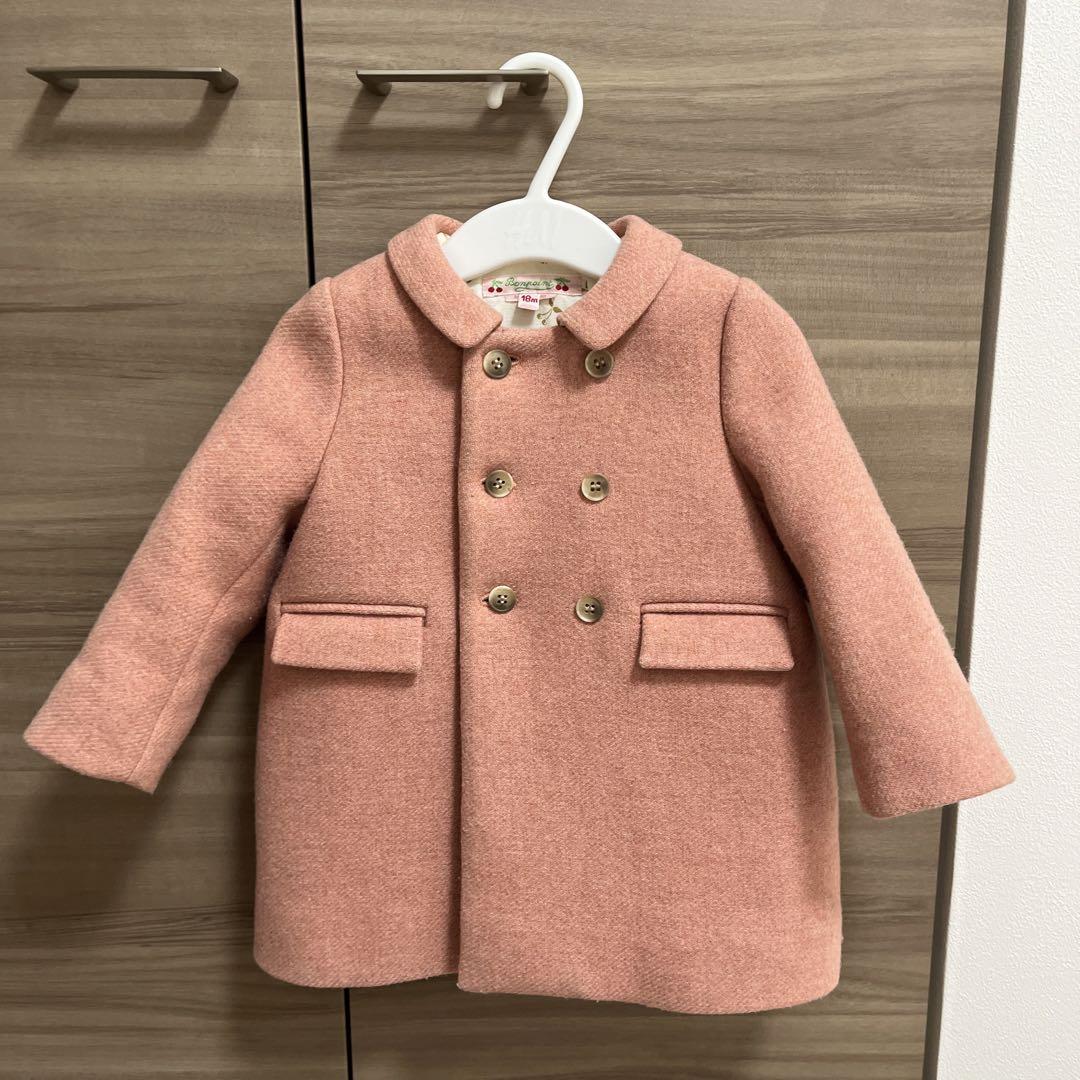 ボンポワン ウールコート ピンク 18m （Bonpoint(ボンポワン