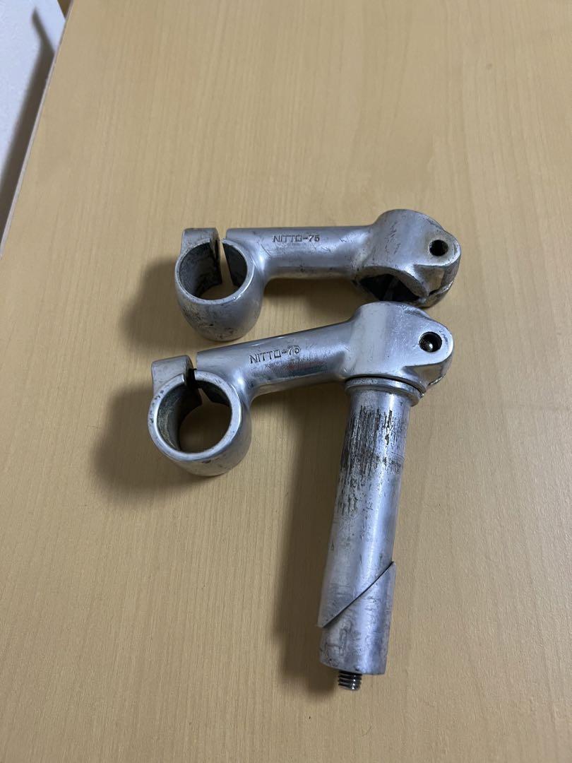 NITTO 日東 鉄 天返しステム BIA元袋 未使用 ピスト 競輪 ランドナー NITTO 日東 鉄 天返しステム BIA元袋 未使用 ピスト 競輪