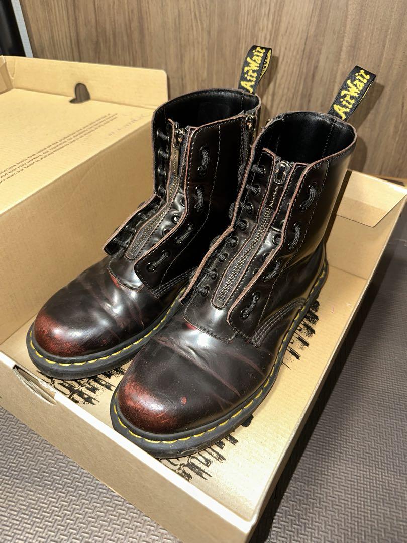 【未使用品】ドクターマーチン 14ホールブーツ 11820 サイドジップ シボ革 Y's × Dr.Martens 1914(23 Black): Y's｜THE SHOP YOHJI YAMAMOTO