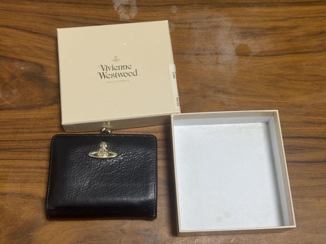 Vivienne Westwood ブラック二つ折り財布（財布・レザーグッズ