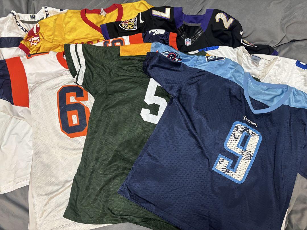 ラガーシャツ　8枚セット売り　bboy アメフトシャツ　hiphop ラガーシャツ 8枚セット売り bboy アメフトシャツ（8.3オンス
