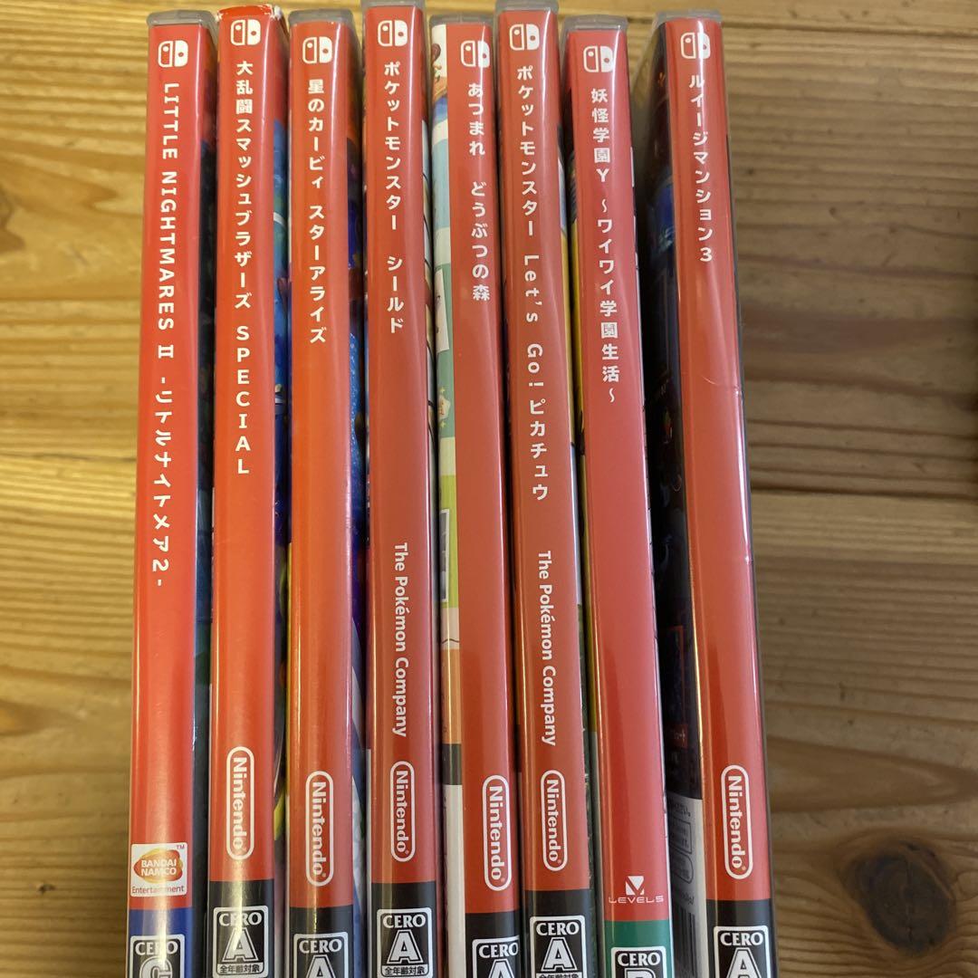 スイッチ 中古8ソフトまとめて バラ売り不可 （Switchソフトの