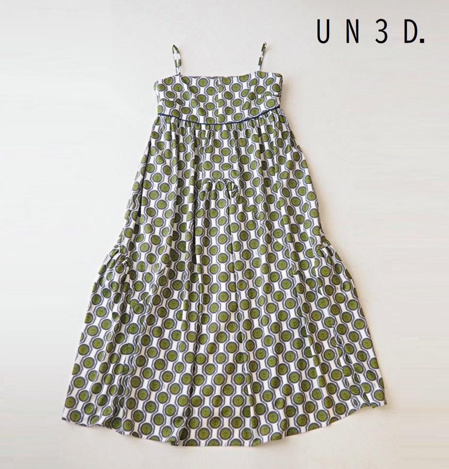 ☆☆☆様UN3D. PAISLEY DOT CAMI OP キャミワンピース UN3D.（アンスリード）の「PAISLEY DOT CAMI OP / ペイズリー