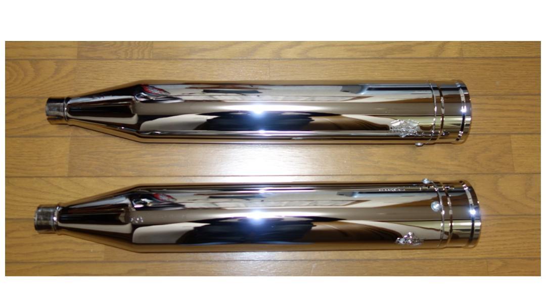 バンス＆ハインズ OverSized450 DESTROYERマフラー クローム