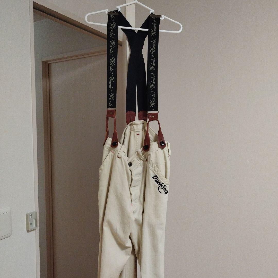 ウィアード　サスペンダー付きパンツ アイボリー ウィアード サスペンダー付きパンツ アイボリー （楽天市場