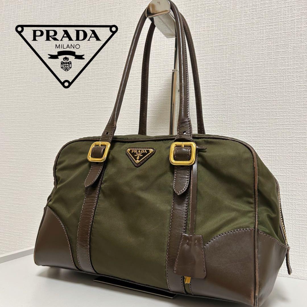 【希少】PRADA プラダ ハンドバッグ ワンショルダー レザー ナイロン pr-1bc198789joo002_1.jpg