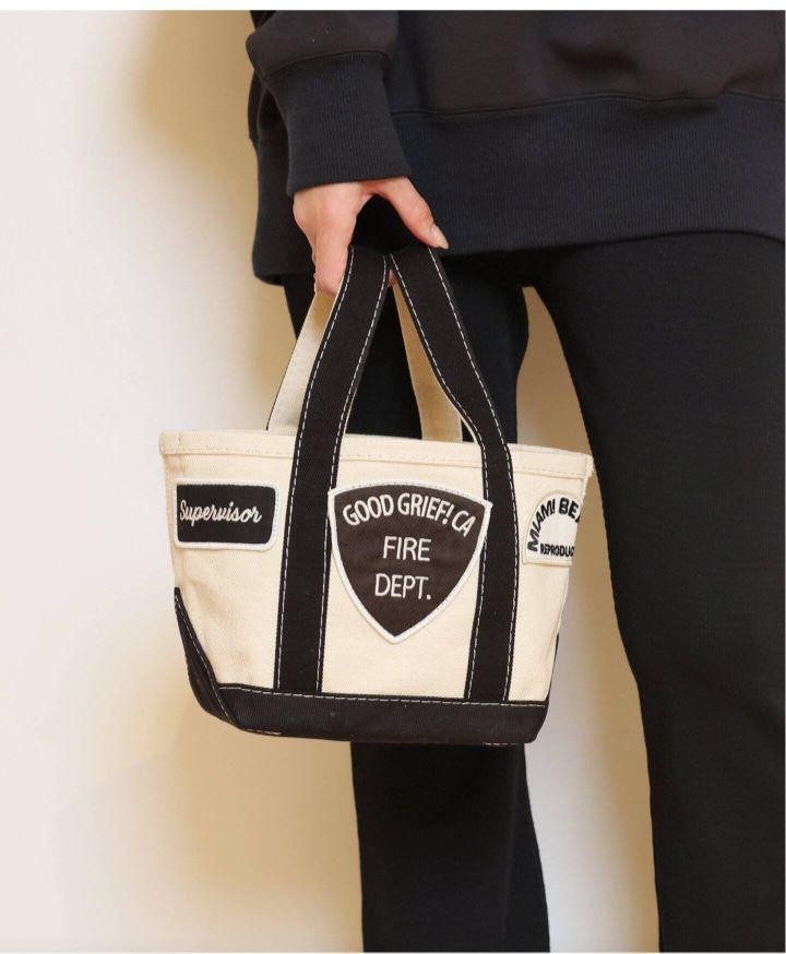 バッグ GOOD GRIEF! PATCE TOTE BAG GOOD GRIEF!/グッドグリーフ】 PATCE TOTE BAG（GOOD GRIEF