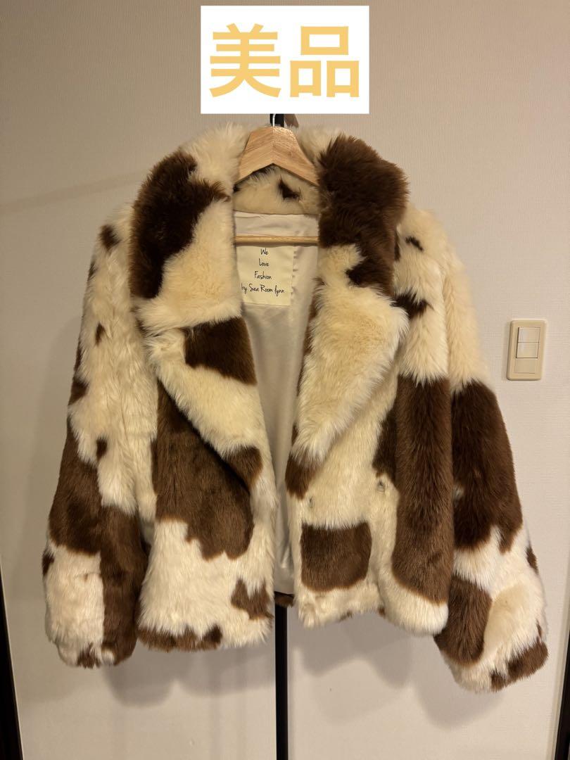 シールームリン　エコファーcow柄コート ECO FUR COAT – Sea Room lynn