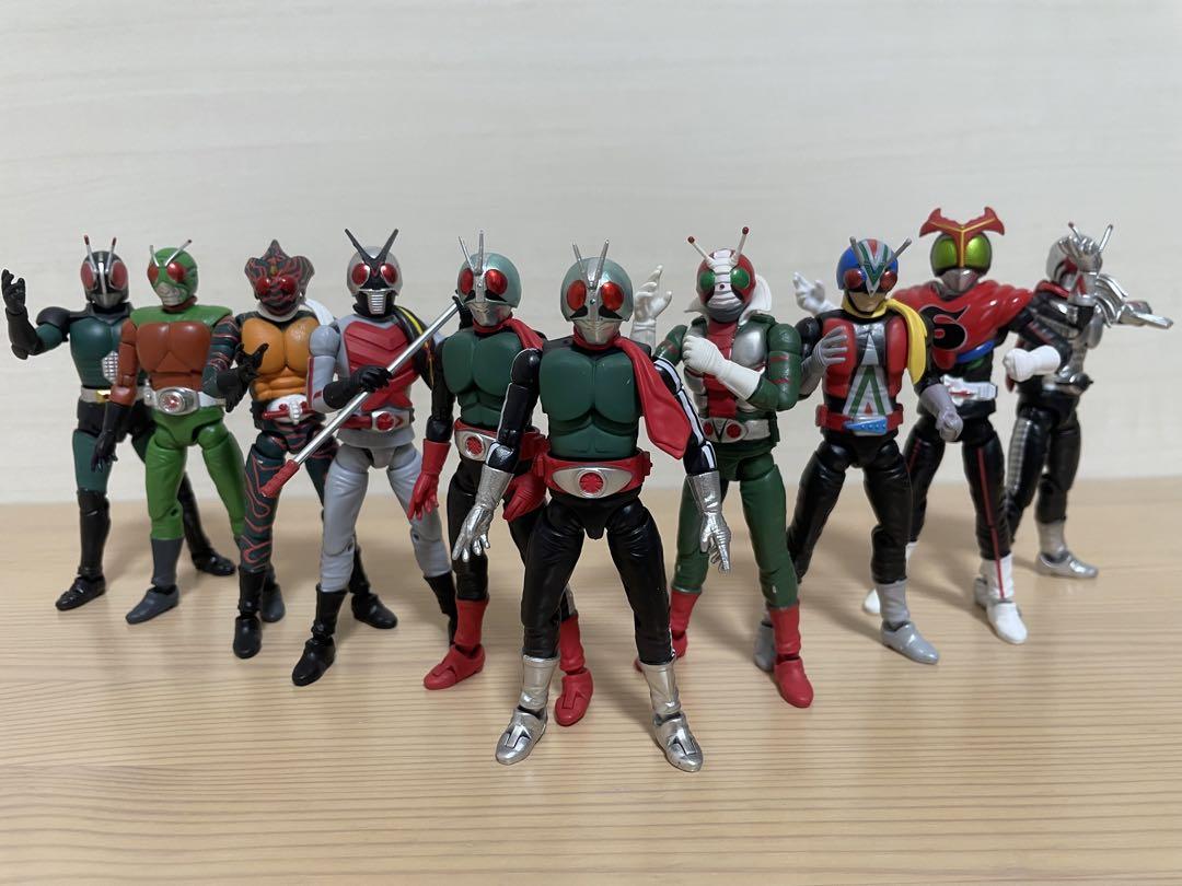 shodo 昭和ライダー 10体セット 遂に昭和ライダーコンプリート！ SHODO仮面ライダーVS シン＆J