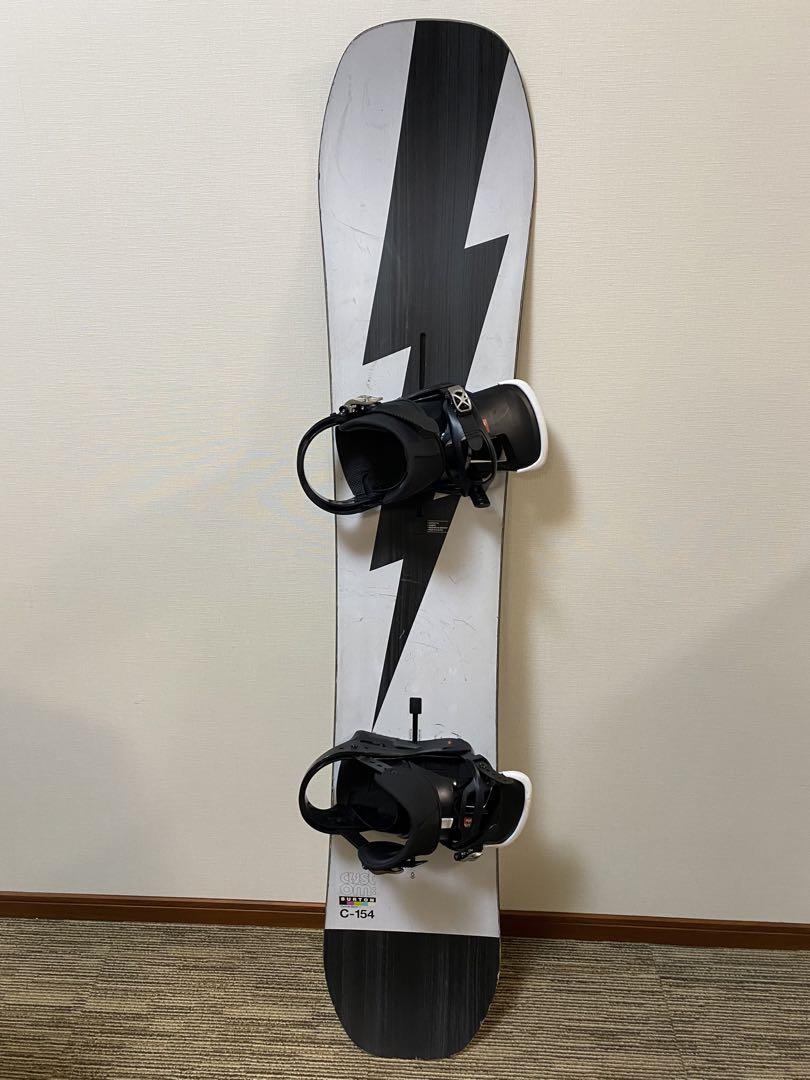 BURTONバートン CUSTOM 154cm＋ビンディング （スノーボード板