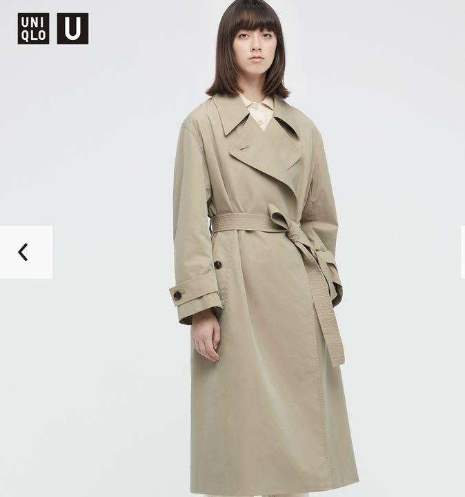 【値下げ】【未使用】UNIQLO U22SS トレンチコート S タグ付 値下げ】【未使用】UNIQLO U22SS トレンチコート S タグ付