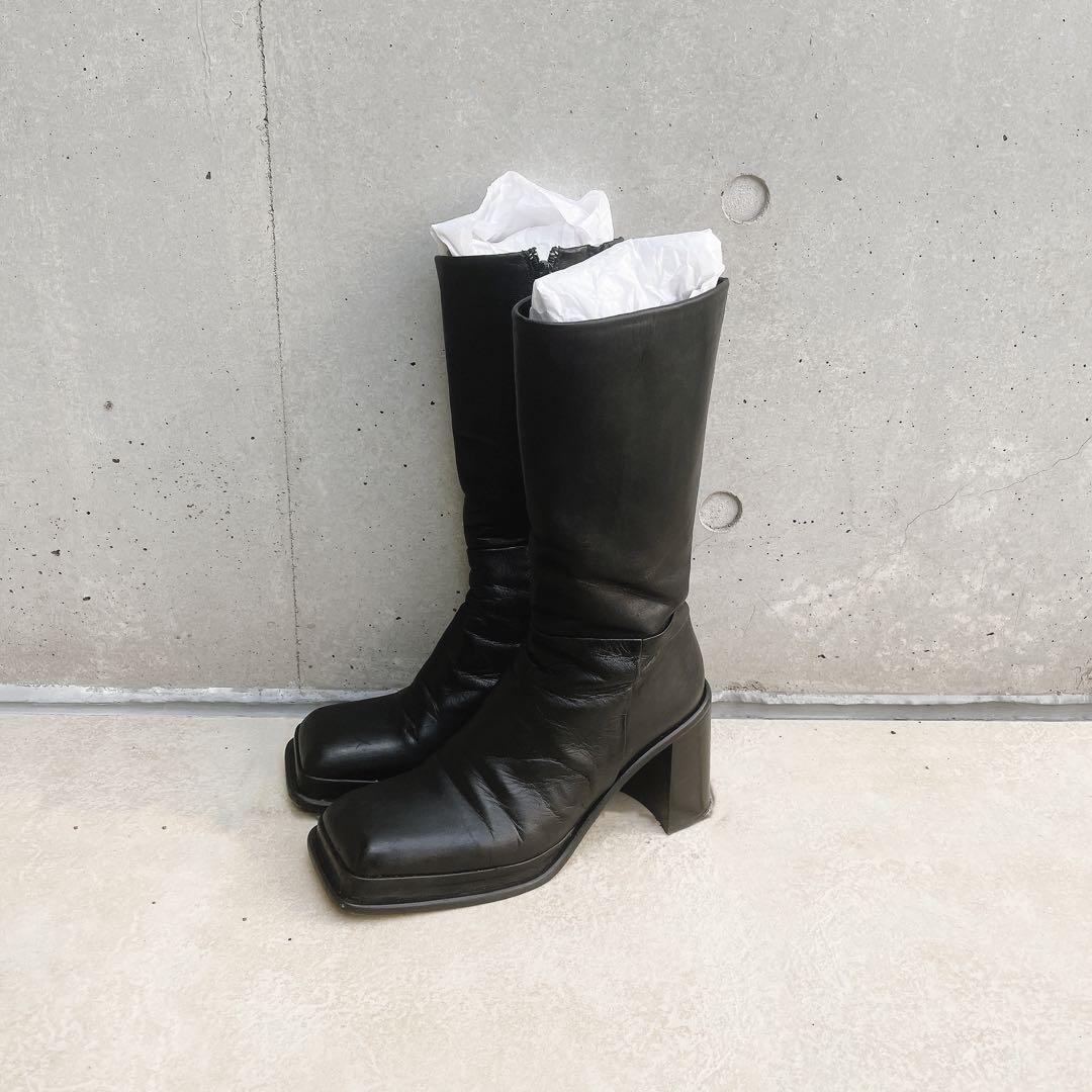 完売商品MIISTA ミスタ REIKO BLUE BOOTS ブルー 革ブーツ 完売商品MIISTA ミスタ REIKO BLUE BOOTS ブルー 革ブーツ 靴