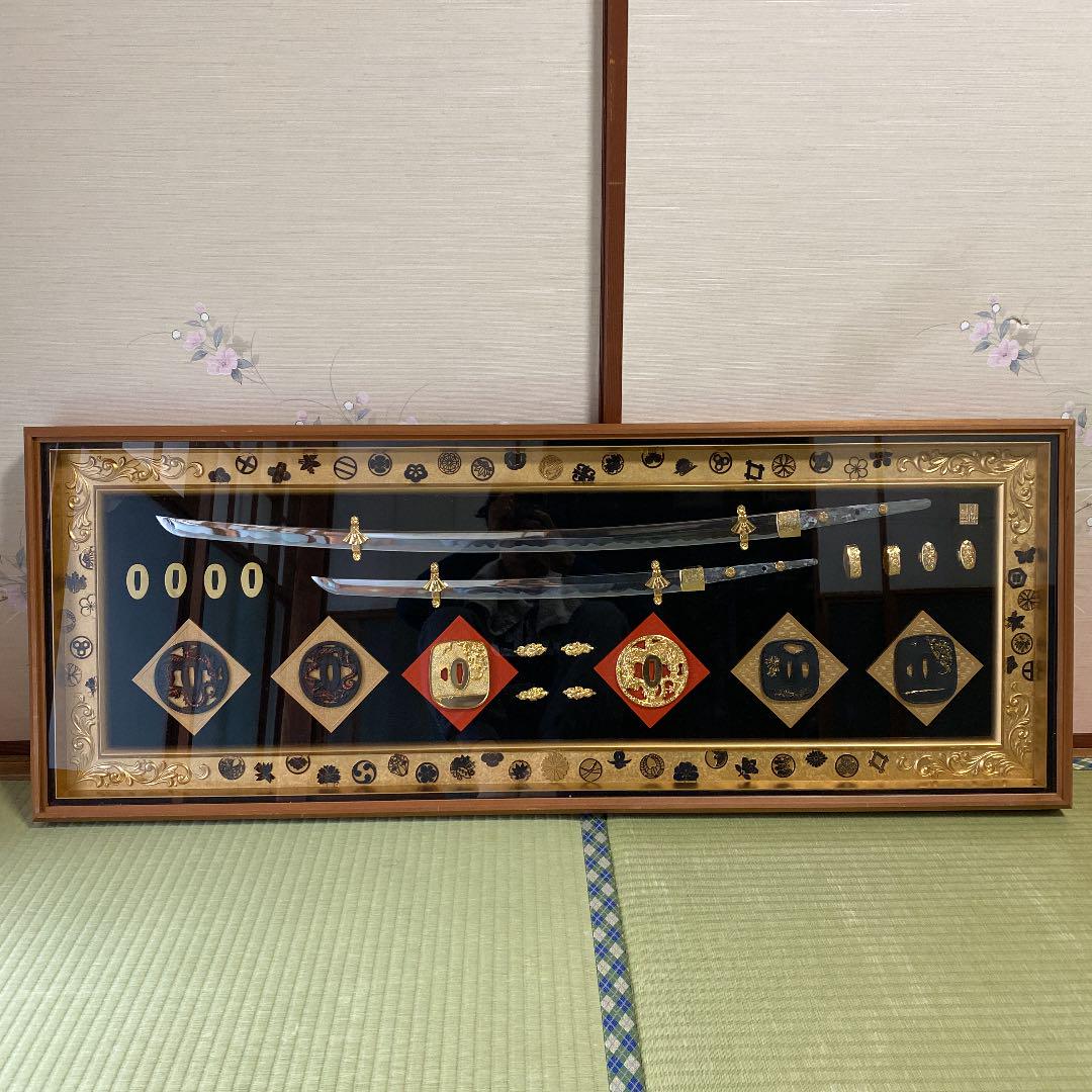 日本刀　模造刀額　【越中守正俊】レプリカ ☆送料込み☆】日本刀 模造刀額 【越中守正俊】レプリカ - メルカリ