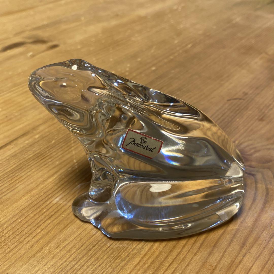 Baccarat - 【バカラ】動物 カエル 蛙 置物 インテリア★美品★幸運 バカラ】動物 カエル 蛙 置物 インテリア☆美品☆幸運 | reoreohouse
