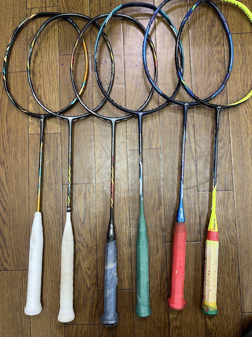 YONEX バドミントン ラケット ジャンク品 YONEX バドミントンラケット 6本セット ジャンク品 - メルカリ
