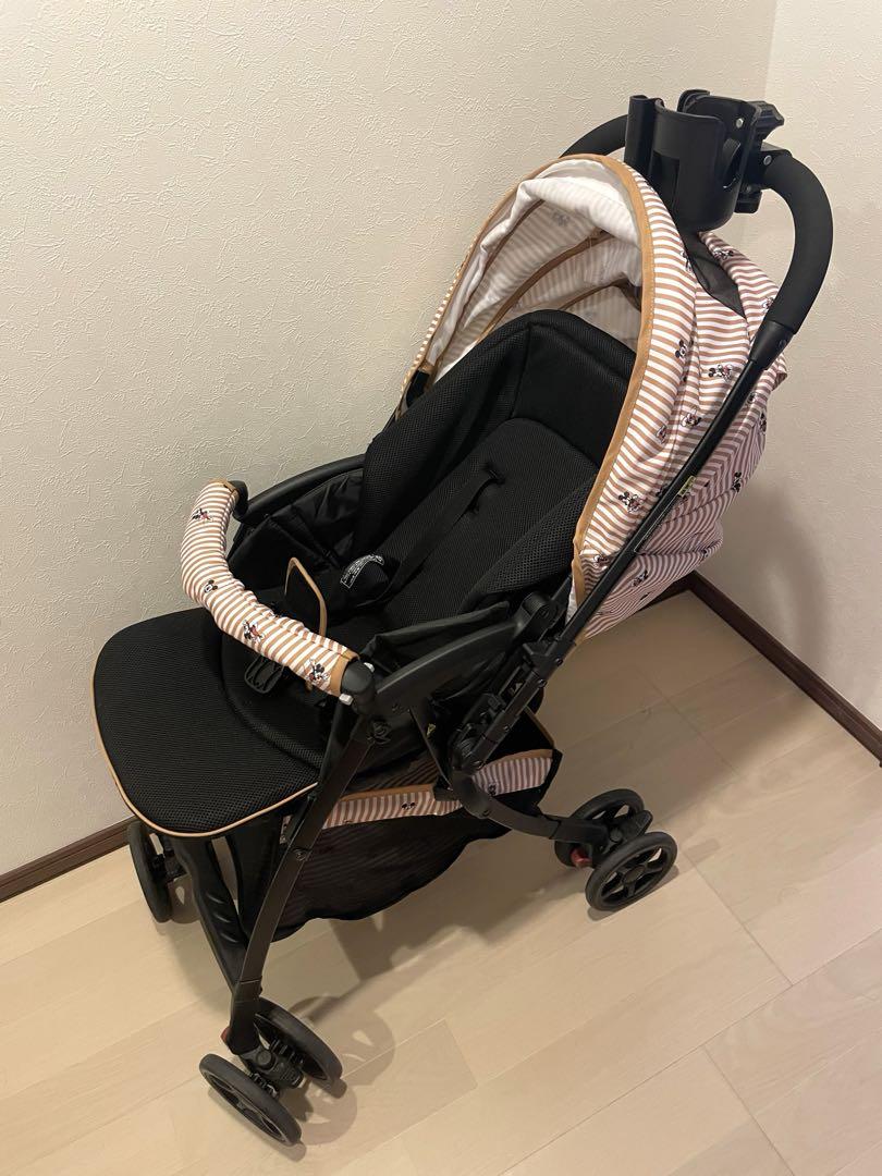 【極美品】ベビーカー デ・ヨーネ レジェ e ミッキーマウス　おまけ付き SmartAngel ベビーカー デ・ヨーネ レジェ e ミッキーマウス