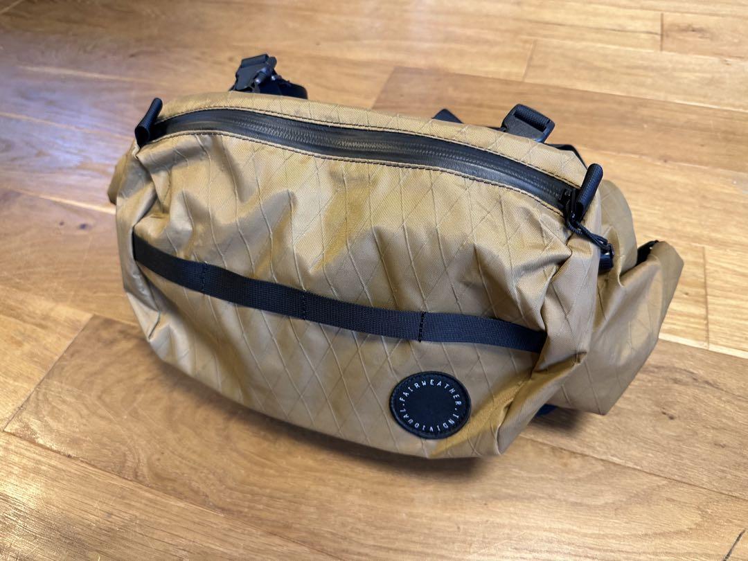 アクセサリー FAIRWEATHER handlebar bag + x-pac coyote FAIRWEATHER】HANDLEBAR BAG + (X-PAC/COYOTE) | Humhumhug
