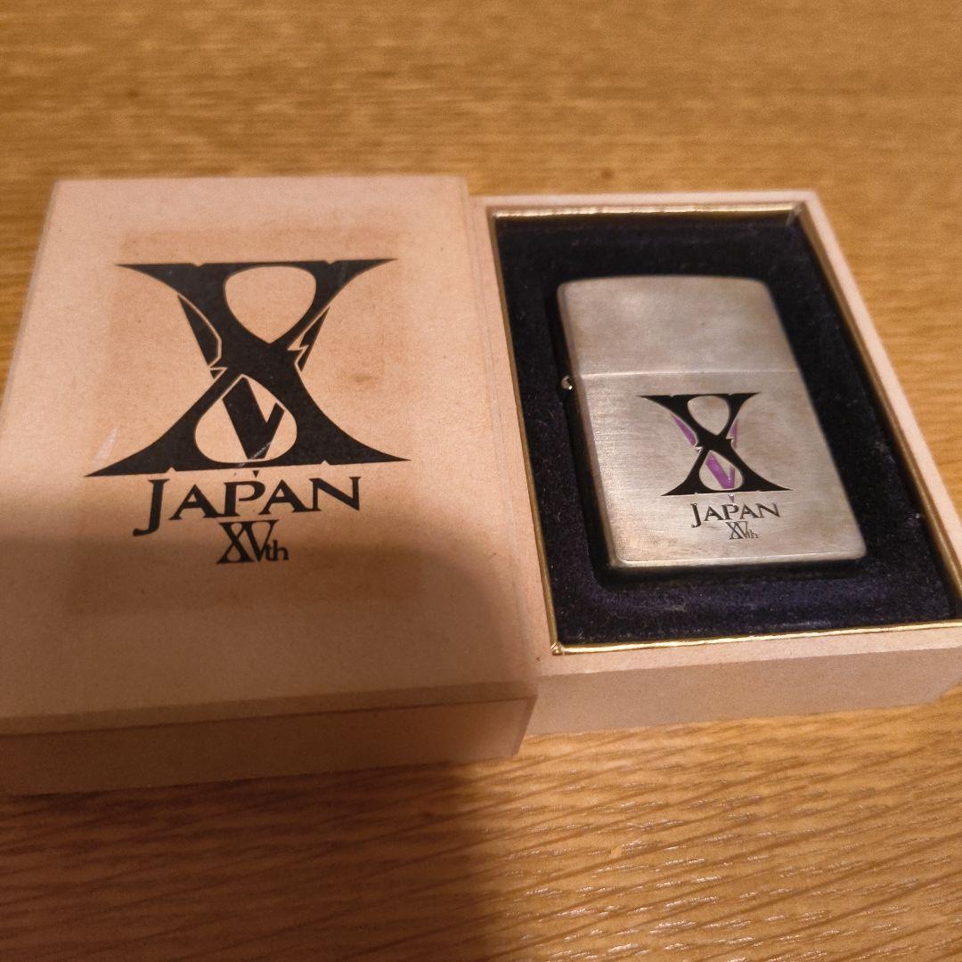 X JAPAN 15周年 ジッポ　ライター　　レア　希少 X JAPAN 15周年 ジッポ ライター レア 希少 （一番搾り