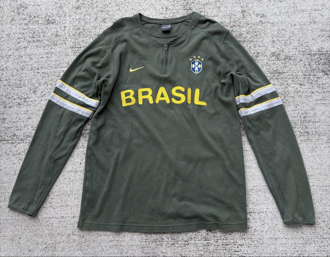 ウェア Brazil Nike 2002/2004 zip sweat 00s Brazil Nike 2002/2004 zip sweat 00s（Vintage 2004 NIKE