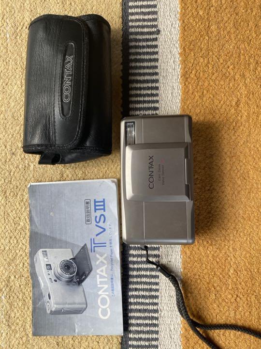 【値下げ 再出品】CONTAX TVSⅢ ブラック 動作確認済み 動作確認済み】CONTAX TVS III（CONTAX コンタックス TVS ☆動作