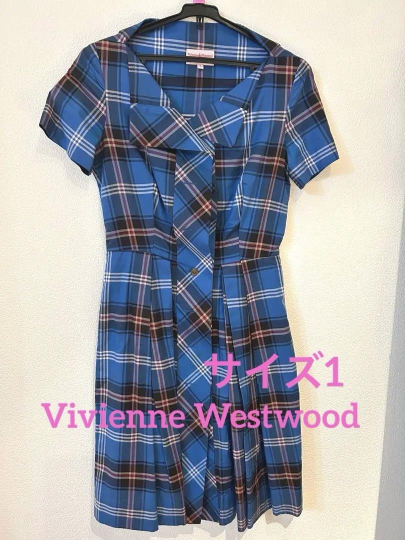 Vivienne Westwood RED LABEL 半袖ひざ丈ワンピース