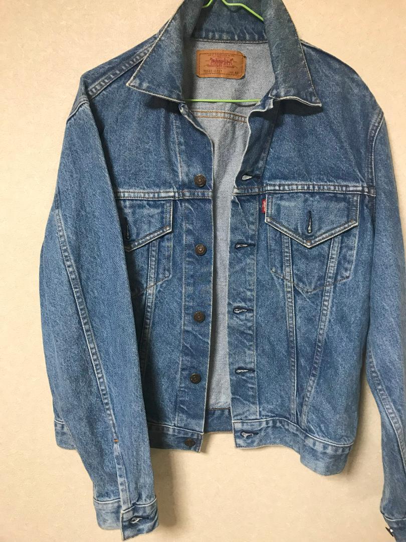 【ピーマン】LEVI'S リーバイス　デニムジャケット S Levi's 80s USA製 Levi'sリーバイス 57514 ケミカルウォッシュ