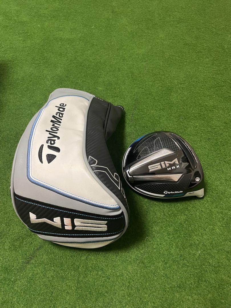 TaylorMade SIM ドライバー ヘッドカバー付き　9° テーラーメイド SIM ヘッド ドライバー ヘッドのみ ヘッドカバー