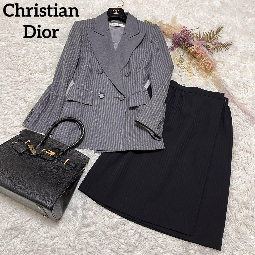 Christian Dior ダブル テーラードジャケット セットアップ 美品】 Dior / ディオール | 2022AW | セットアップ / ウール