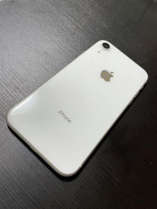 iPhone - iPhone XR White 本体128 GBsimロック解除済み\難あり ムスビー｜【修理店整備済】iPhoneXR 128GB ホワイト SIMロック