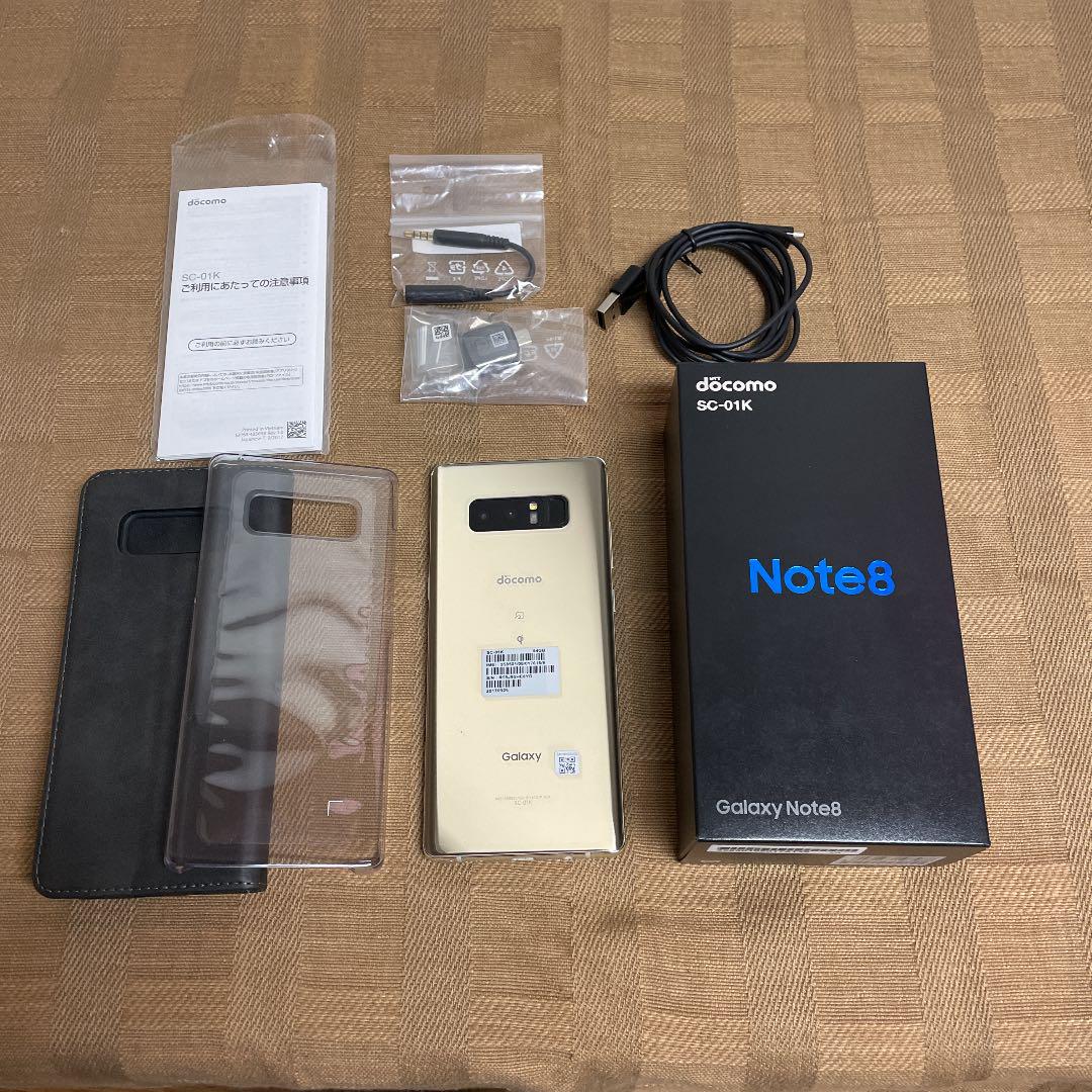 SAMSUNG - Galaxy  Note 8 Gold ドコモ sc01k  sim解除済み SAMSUNG - Galaxy Note 8 Gold ドコモ sc01k sim解除済み