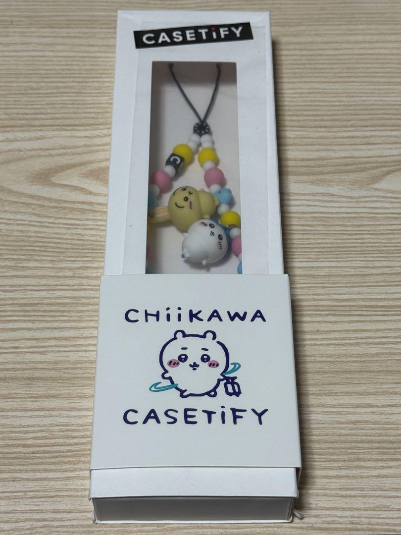 ちいかわ CASETiFY スマホストラップ フォンチャーム ハチワレ うさぎ ちいかわ CASETiFY スマホストラップ フォンチャーム ハチワレ